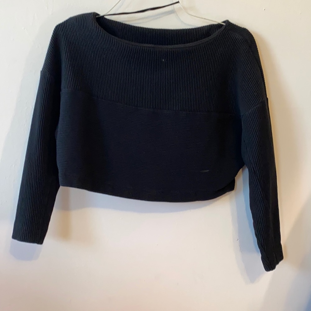 Ribbed crop top